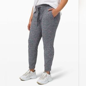 Lululemon Ready to Rulu 7/8 Jogger Neon Tweed Jacquard HTR Battleship Electric